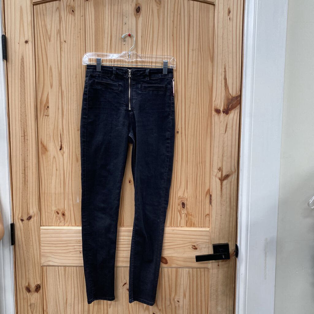 WOMENS BLK DENIM JEANS 26