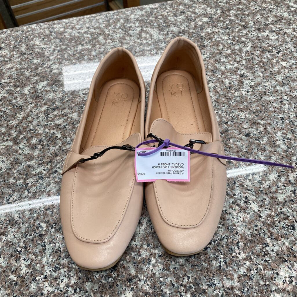 WOMENS YOKI PEACH CASUAL SHOES 9