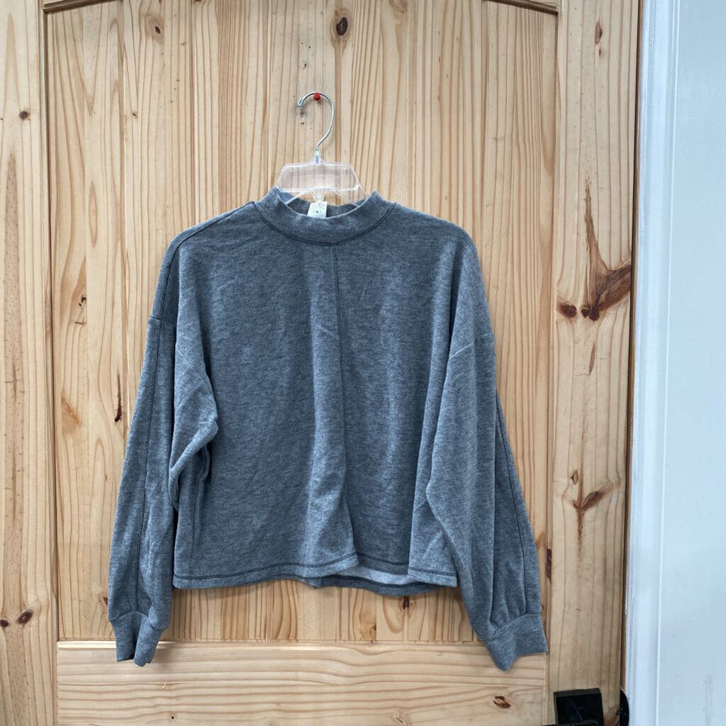 WOMENS URBAN ROMANTICS GREY LS SHIRT M