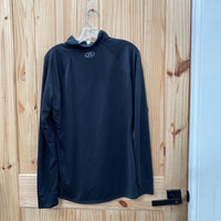 WOMENS UNDER ARMOUR LS BLK SHIRT XL