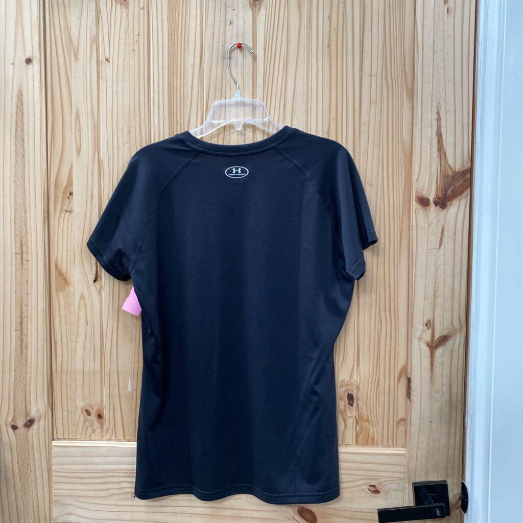 WOMENS UNDER ARMOUR SHIRT BLK L