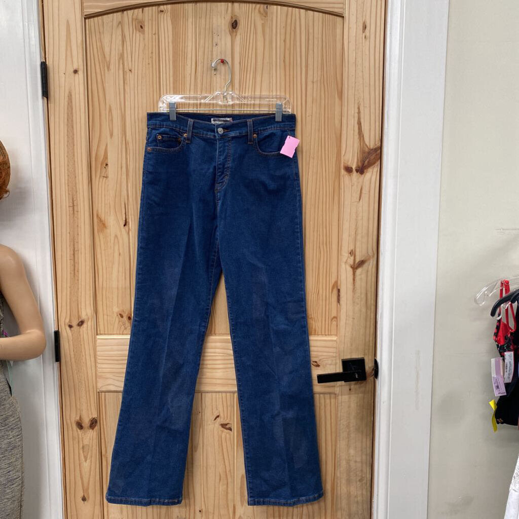 WOMENS LEVIS DK DENIM JEANS 12M