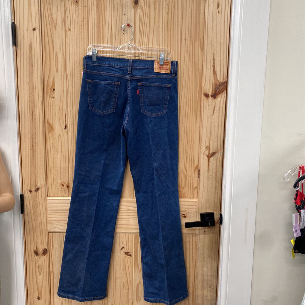 WOMENS LEVIS DK DENIM JEANS 12M