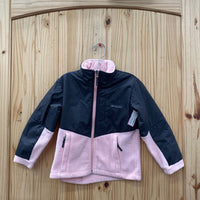 GIRLS COLUMBIA JACKET PINK/BLK XXS 4/5