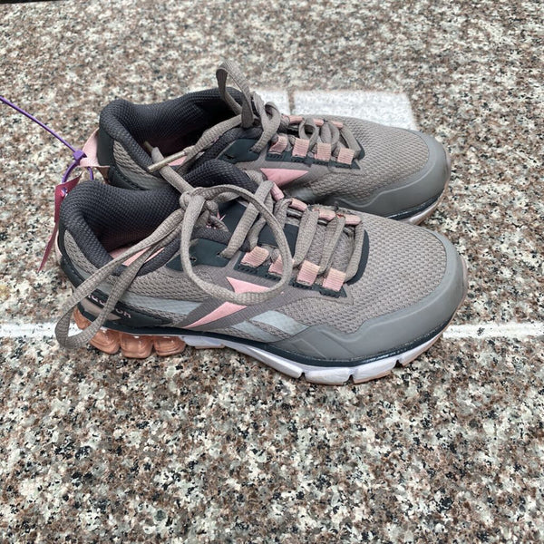 GIRLS REEBOK SHOES PINK/WHITE/GREY 12K