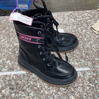 GIRLS DKNY BLK/PINK BOOTS 12
