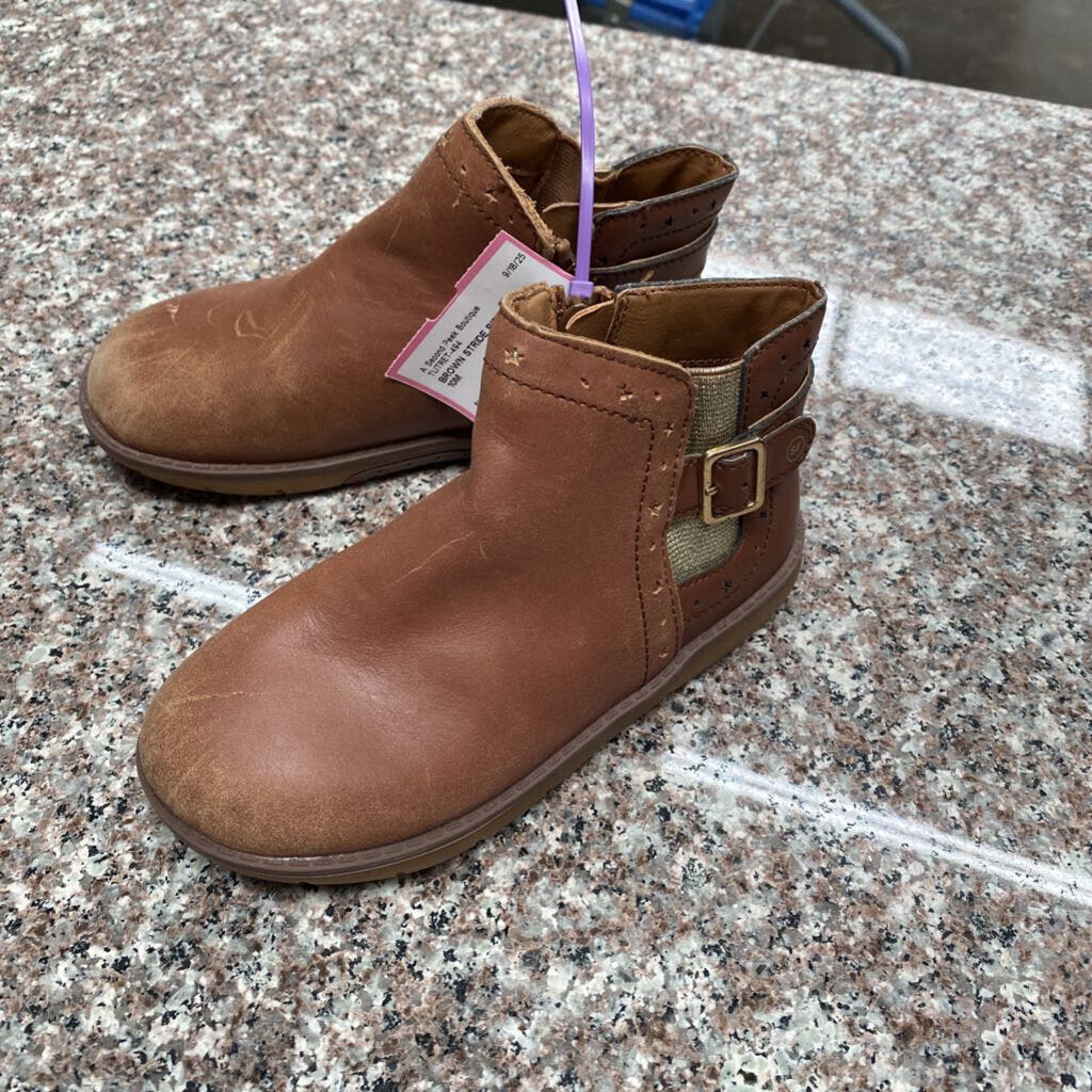 BROWN STRIDE RITE BOOTS 10M