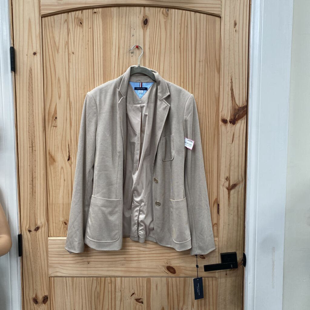 WOMENS TOMMY HILFIGER CASUAL BLAZER TAN 4