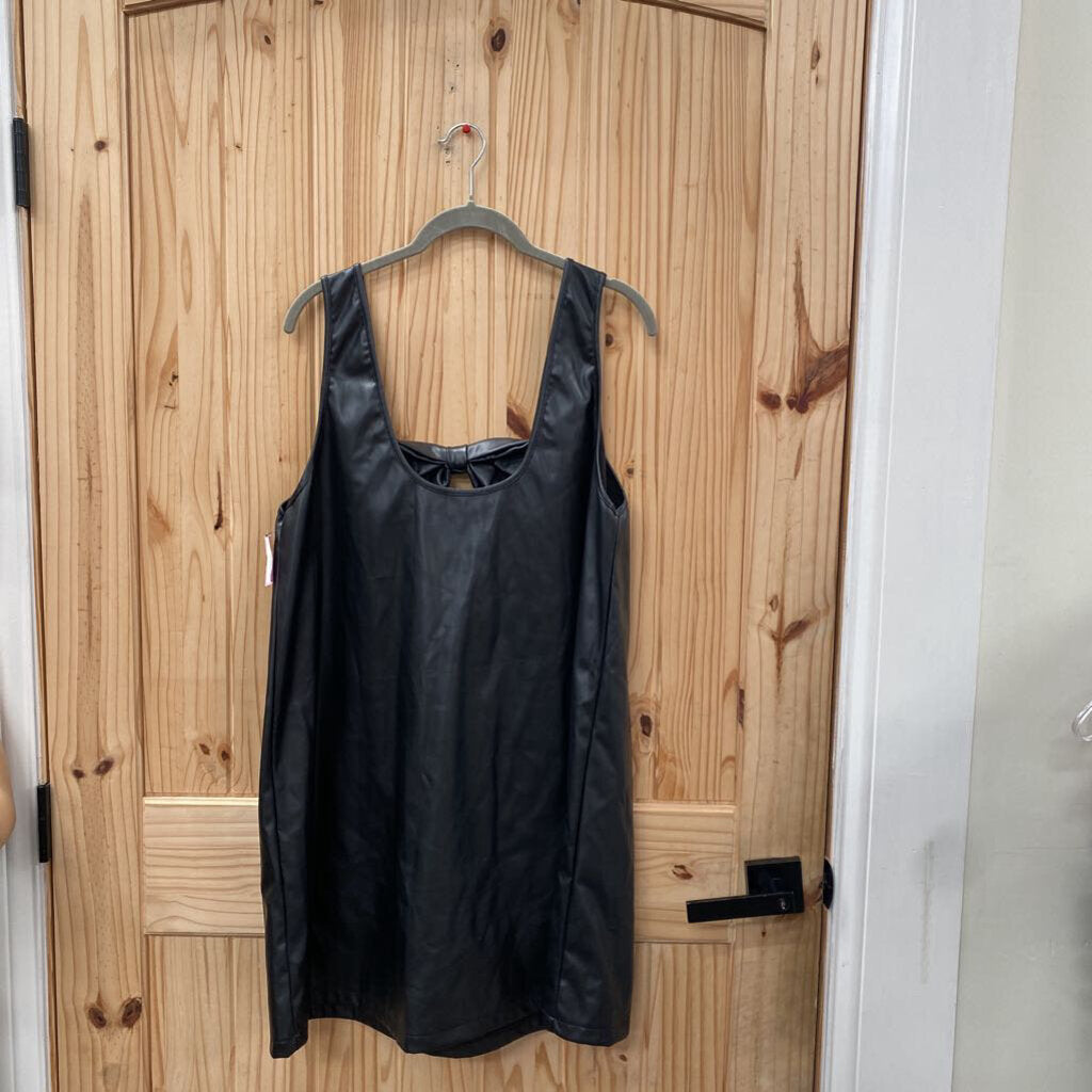 WOMENS SHEIN BLK SL DRESS W/BOWS M
