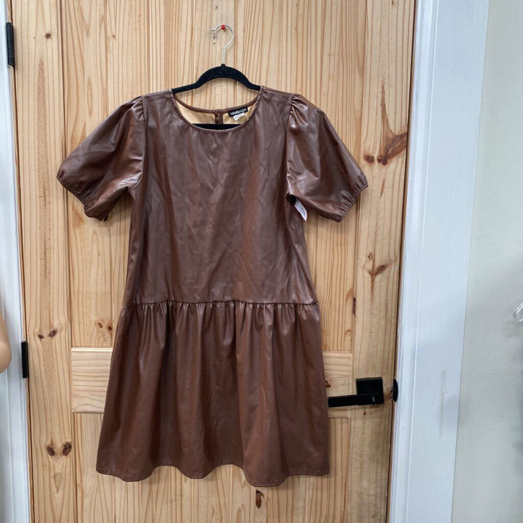 WOMENS HEIMISH USA BROWN DRESS L