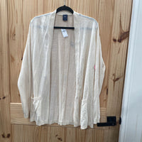 WOMENS GAP IVORY CARDIGAN XL NWT