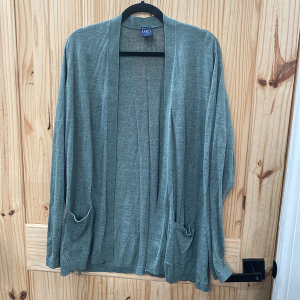 WOMENS GAP FOREST GREEN CARDIGAN XXL