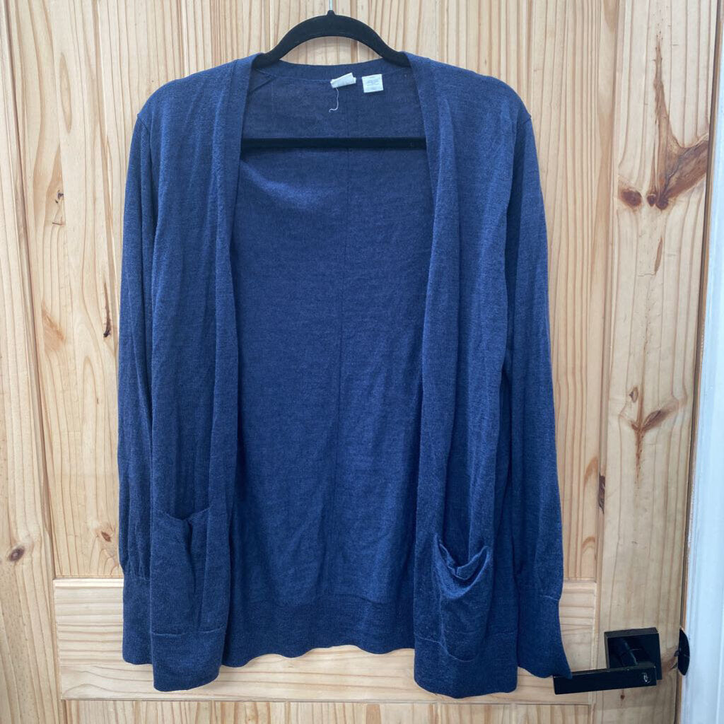 WOMENS GAP NAVY BLUE CARDIGAN XXL