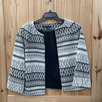 WOMENS PRESTON & YORK WHITE BLACK CASUAL JACKET 10