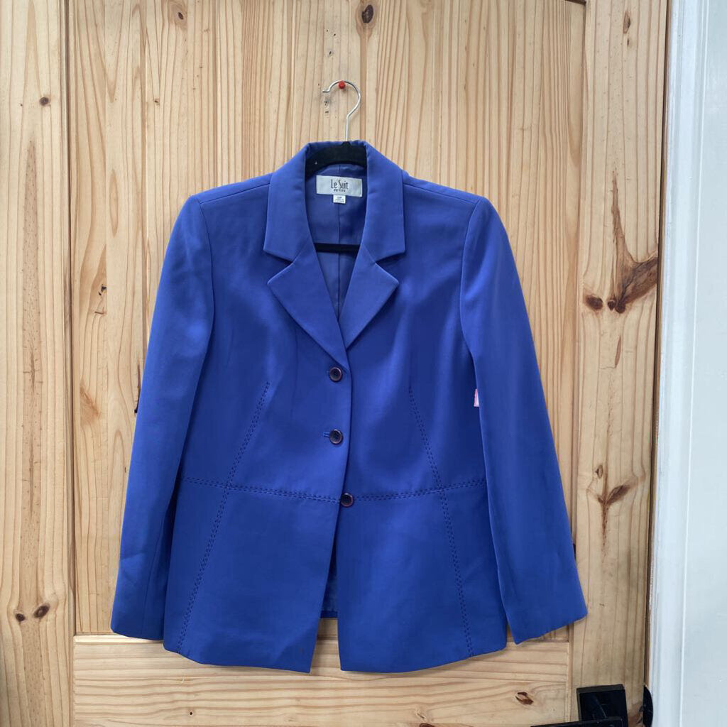 WOMENS LE SUIT PERWRINKLE CASUAL BLAZER 10P