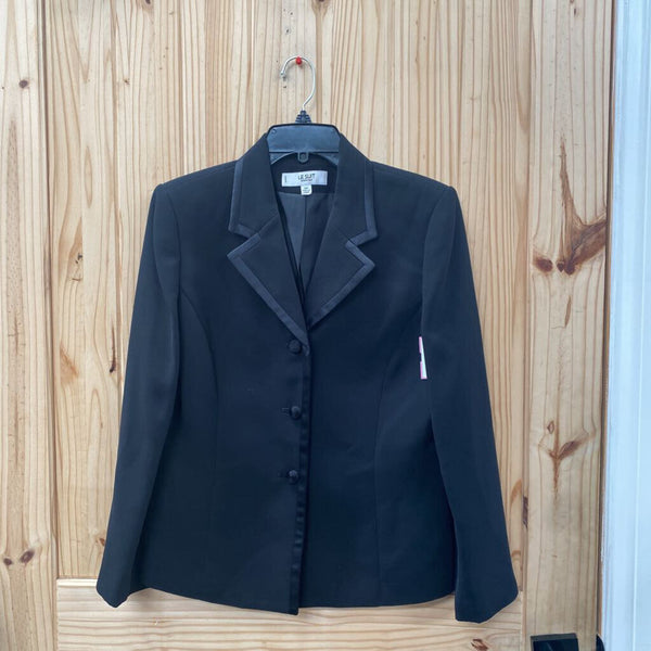 WOMENS LE SUIT BLACK CASUAL BLAZER 10P