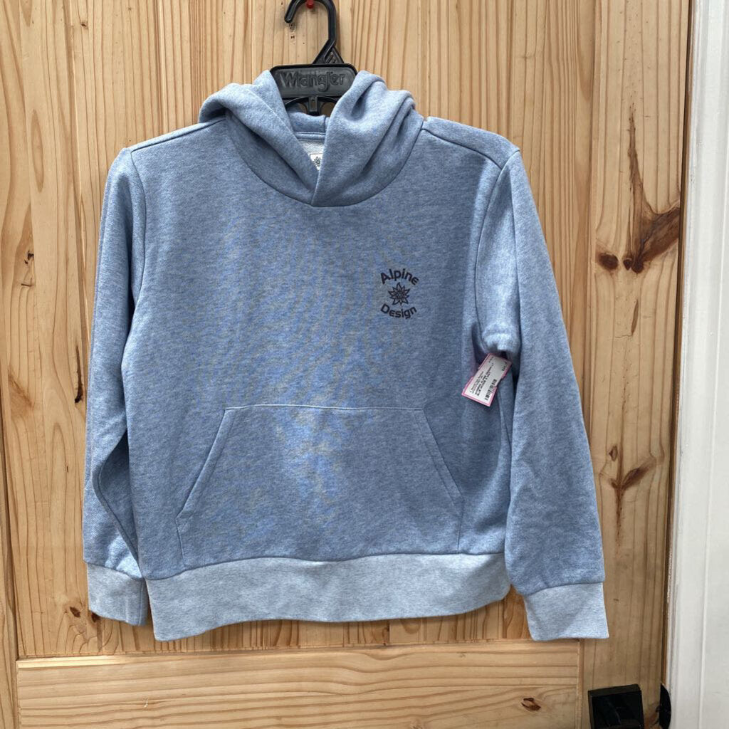 WOMENS ALPINE DESIGN LT BLUE HOODIE S NWT