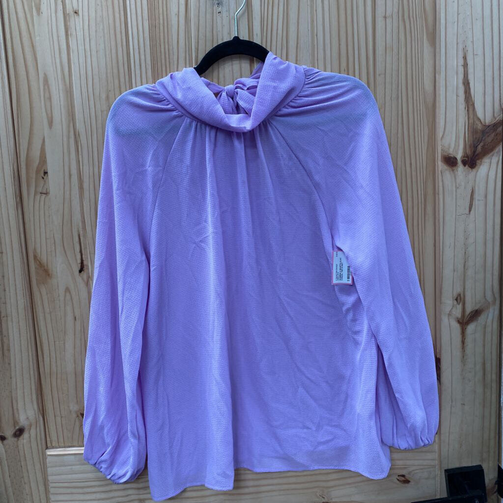 WOMENS 2 HEARTS LILAC CASUAL TOP S NWT