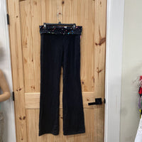 WOMENS VS PINK PANTS BLK/MULTI COLOR PAINT SPLATS L