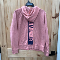 WOMENS UNDER ARMOUR JACKET MAUVE/NAVY BLUE L