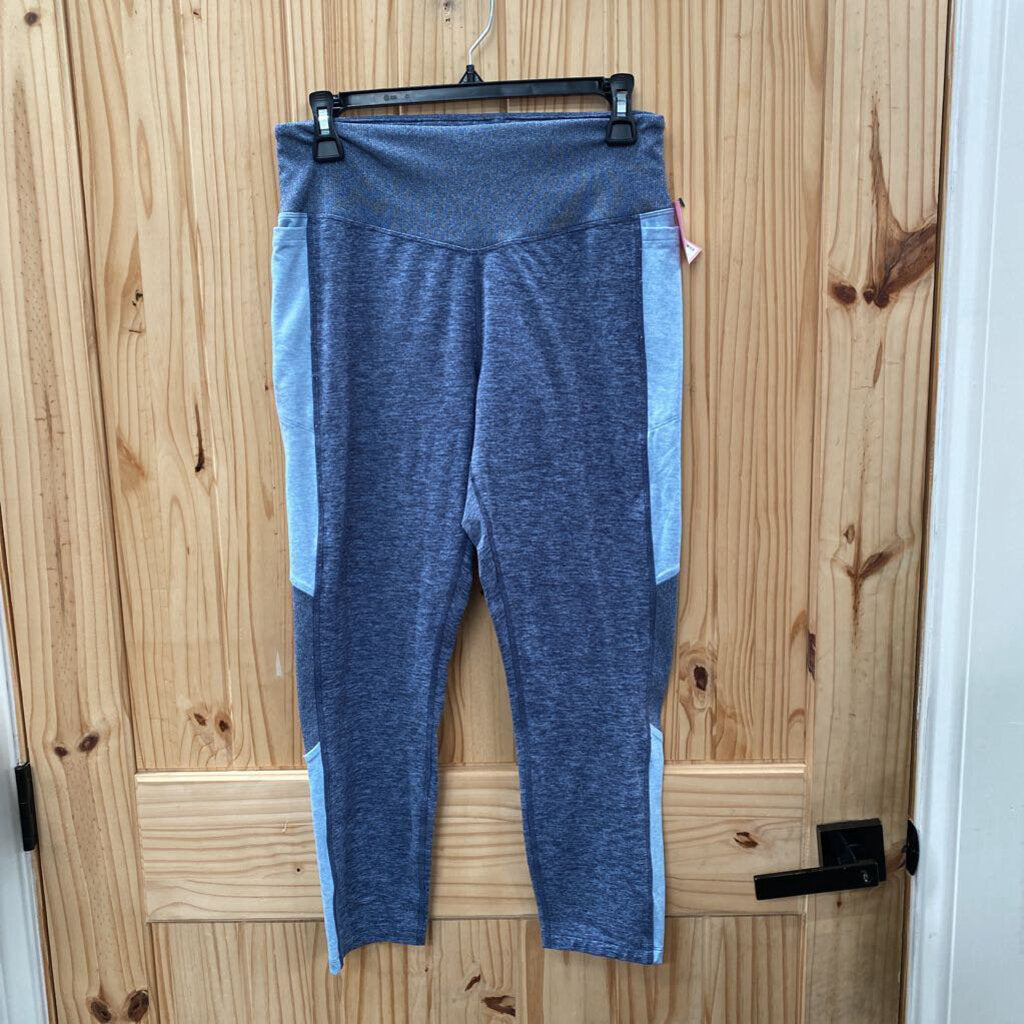 WOMENS VS PINK BLUE COZY LEGGINGS L