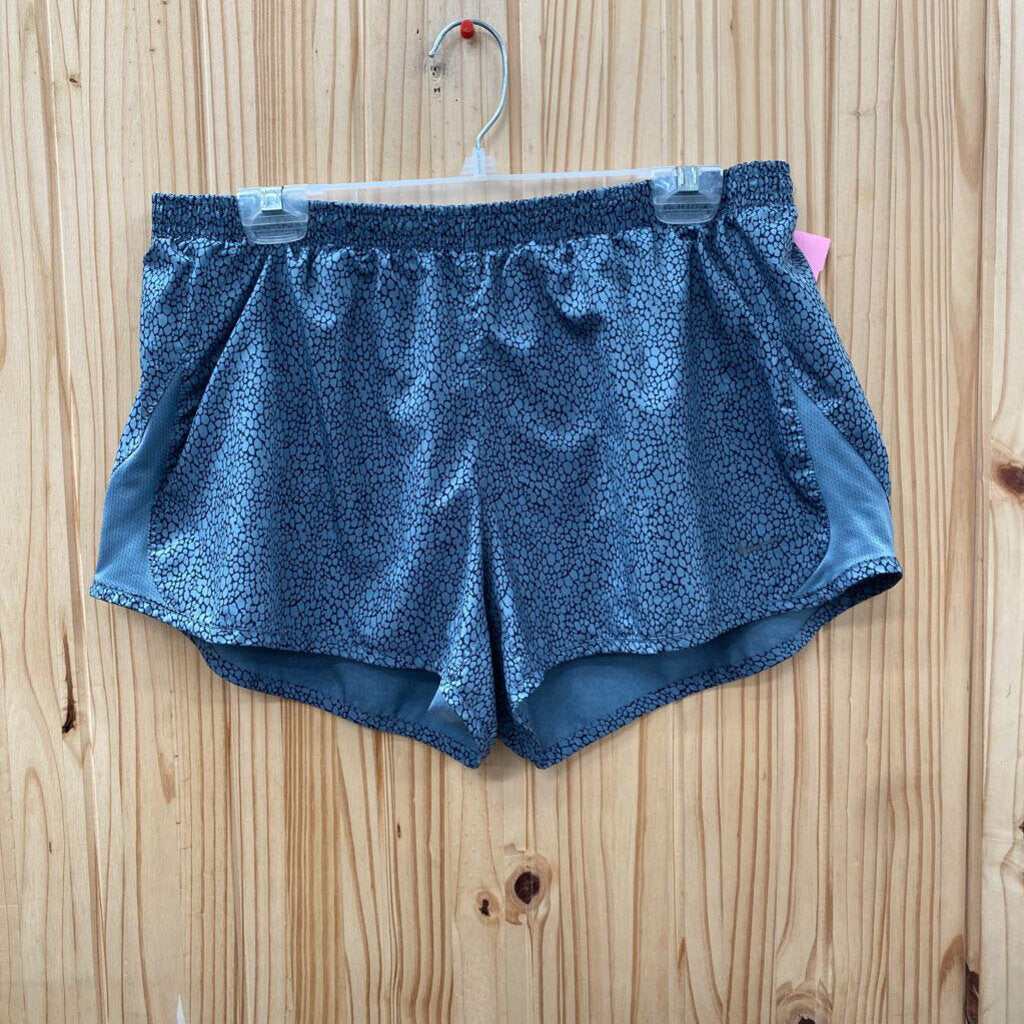 WOMENS NIKE SHORTS TEAL/BLK XL