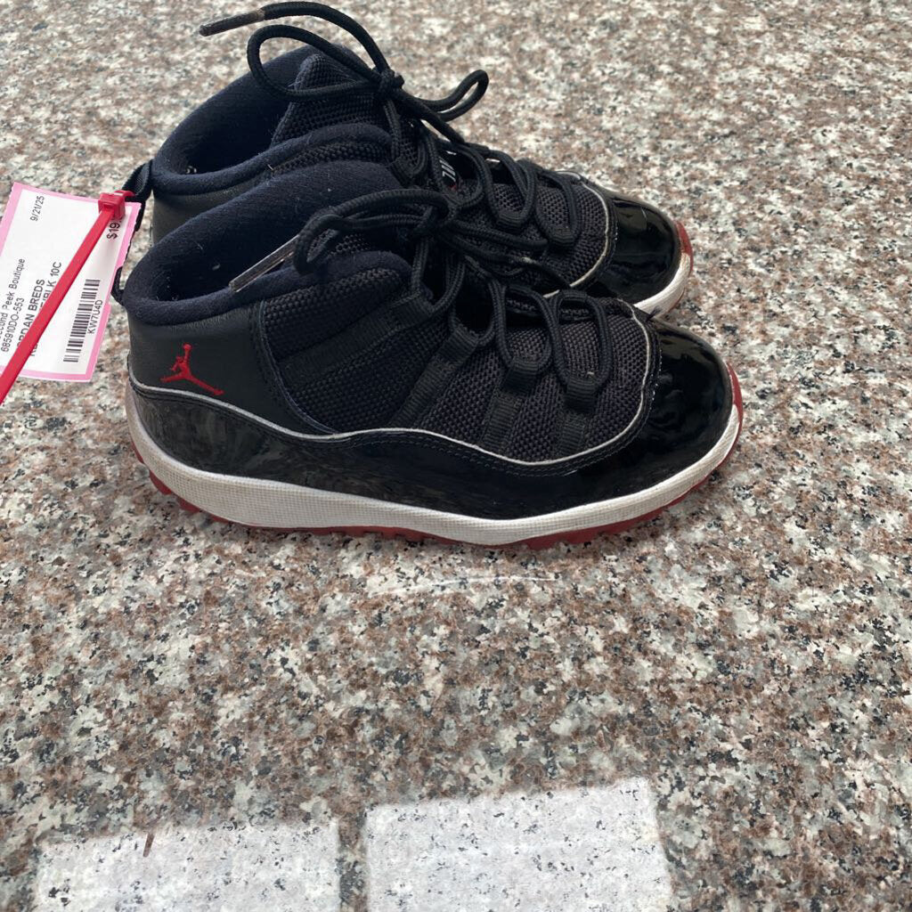 JORDAN BREDS RED/WHITE/BLK 10C