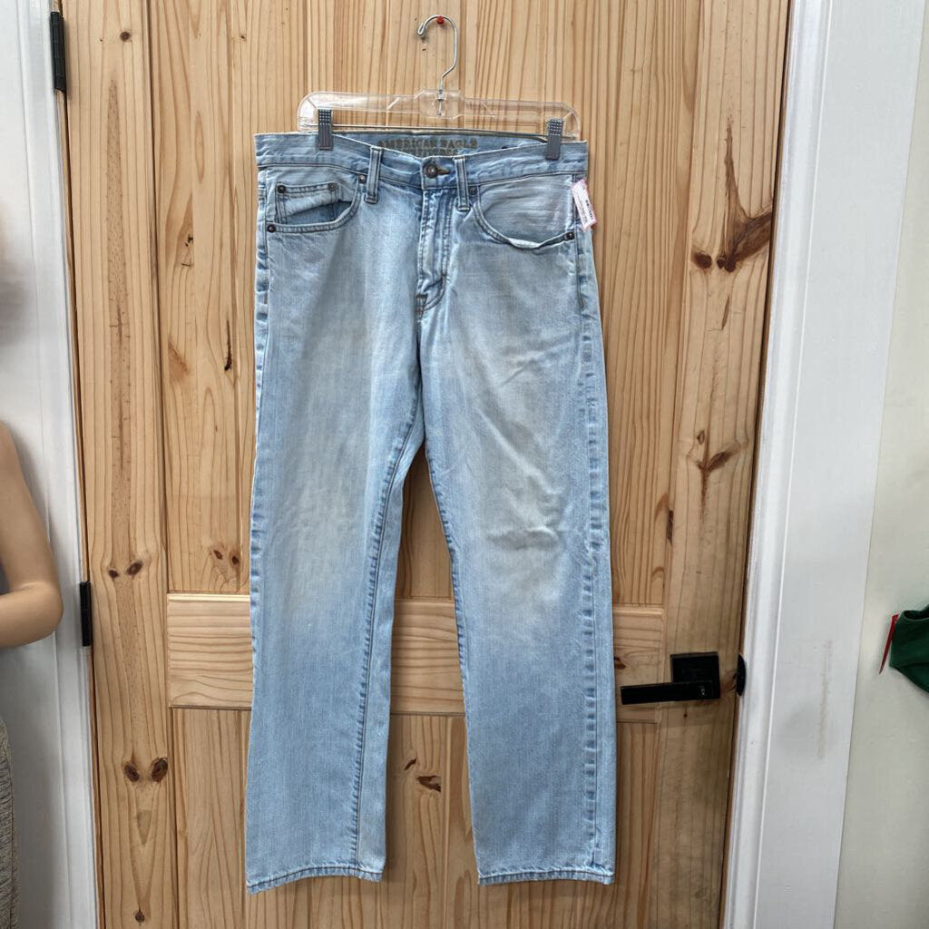 MENS AMERICAN EAGLE LT DENIM JEANS 31X32