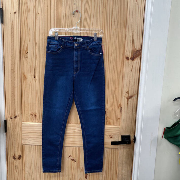 WOMENS & LOVELY DK DENIM JEANS 11