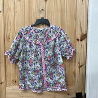 WOMENS ENTRO FLORAL TOP L