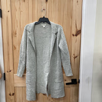 WOMENS MONTEAU LT BEIGE SWEATER CARDIGAN S