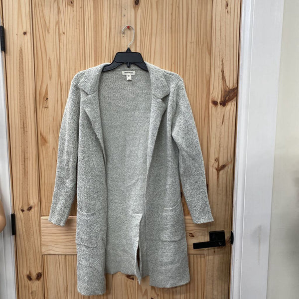 WOMENS MONTEAU LT BEIGE SWEATER CARDIGAN S