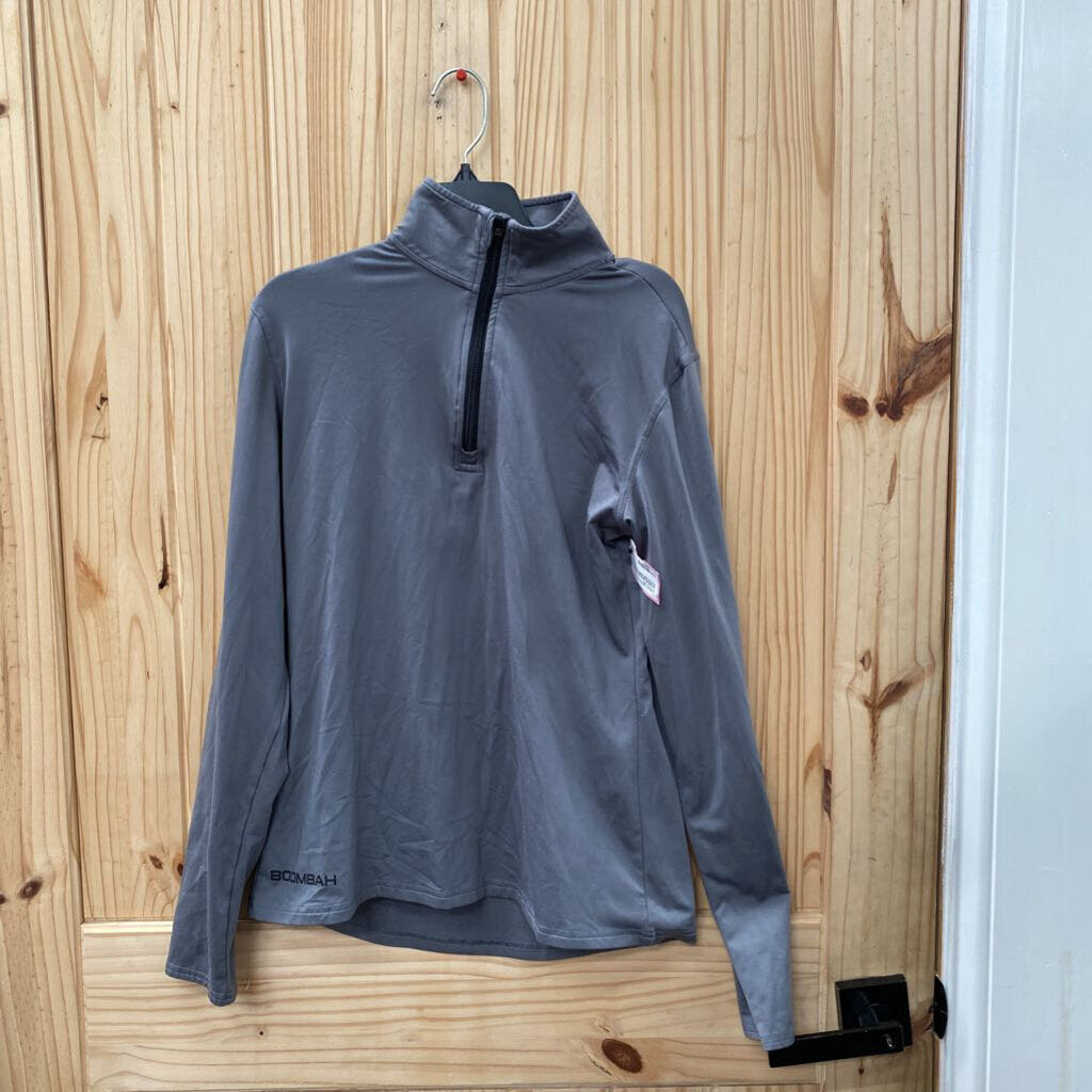 WOMENS BOOMBAH GREY PULLOVER SHIRT M