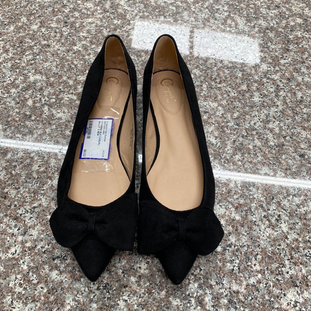 WOMENS BLK CASUAL SHOES 9 NEW