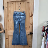WOMENS JUDY BLUE DENIM BELL BOTTOM JEANS 7