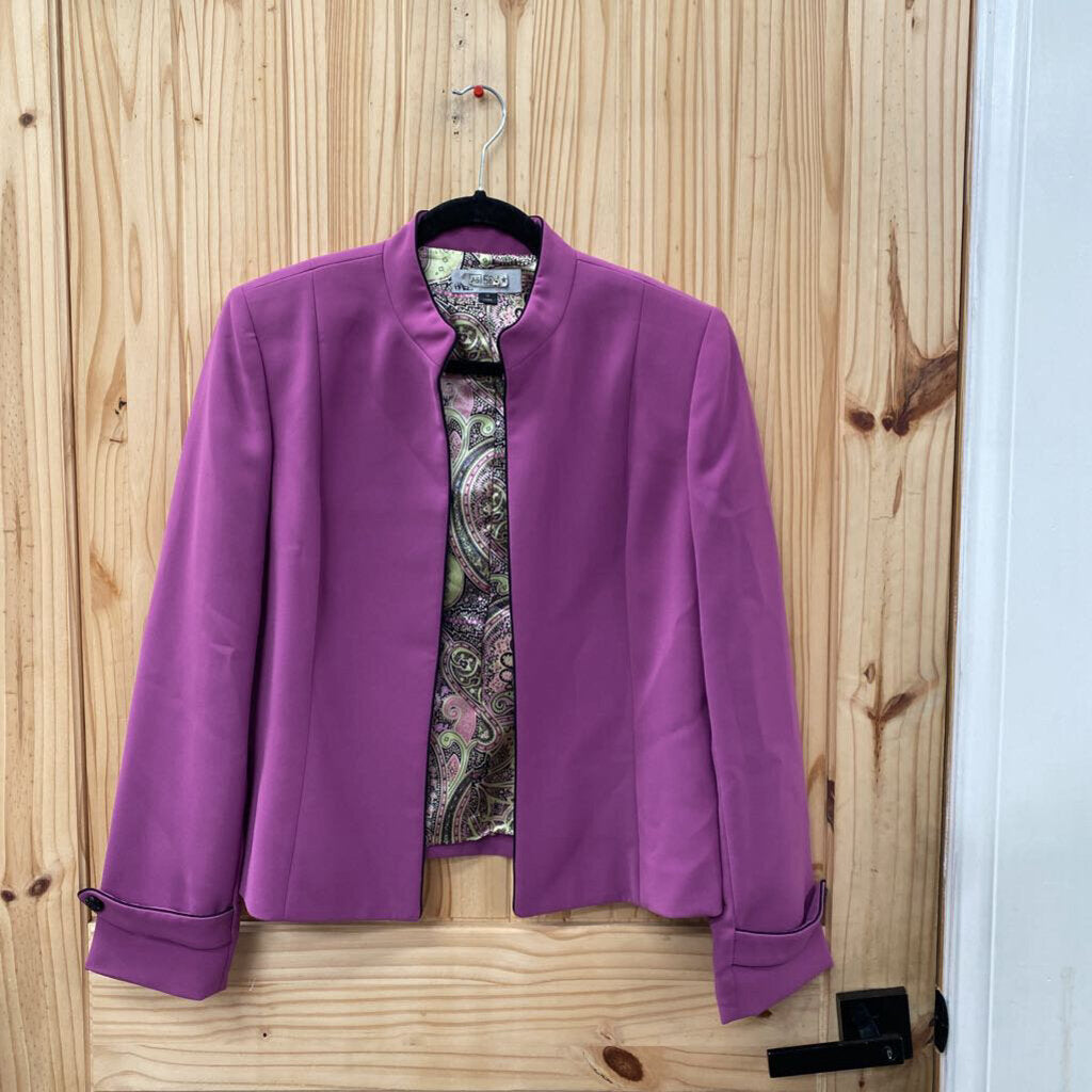 WOMENS FUSHIA CASUAL BLAZER 10