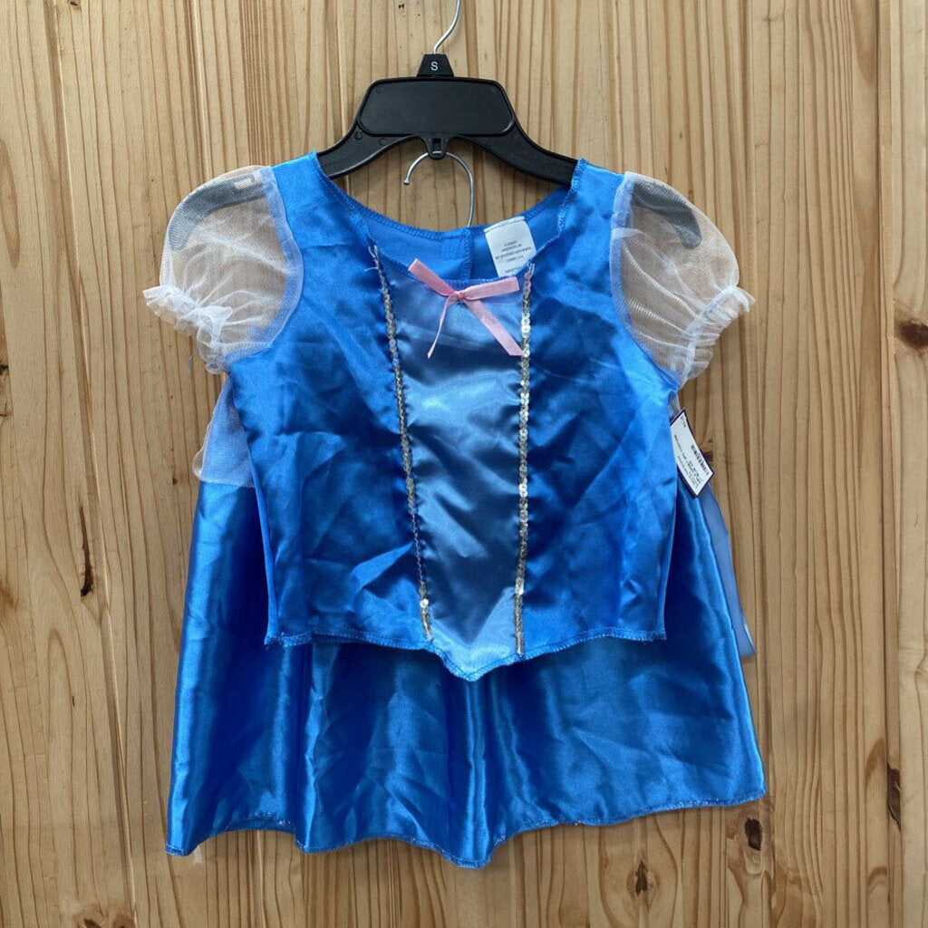 GIRLS DISNEY 2PC COSTUME LT BLUE 4/6