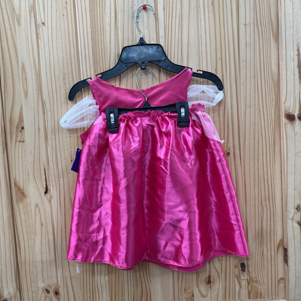 GIRLS DISNEY 2PC COSTUME PINK 4/6