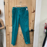 WOMENS VINTAGE ROCKIES TURQUOISE JEANS 17/18