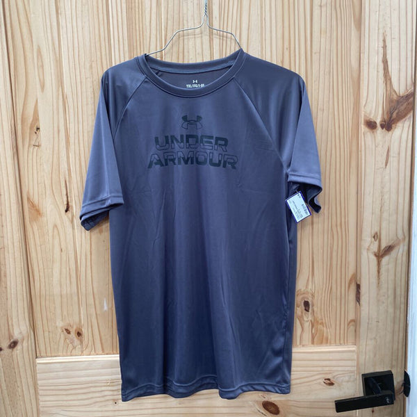 BOYS UNDER ARMOUR SHIRT GREY YXL 14