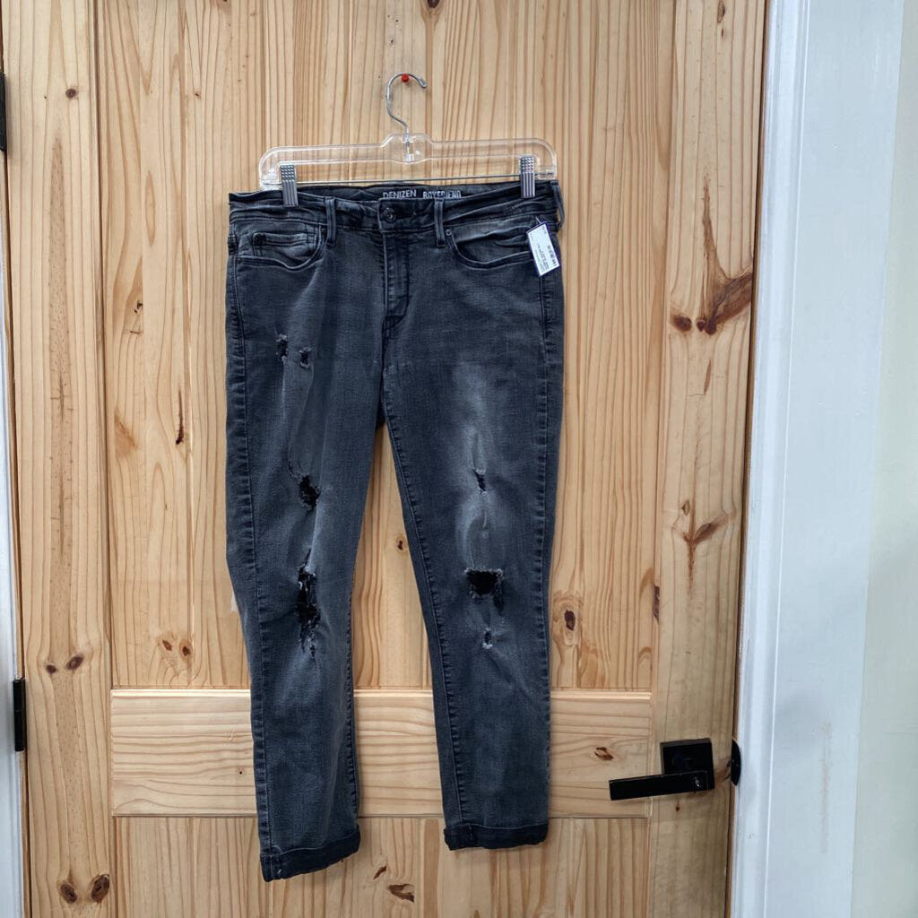 WOMENS DENIZEN BLK DENIM JEANS 9