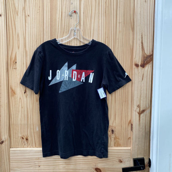 BOYS JORDAN SHIRT BLK/GREY/RED XL 13/15