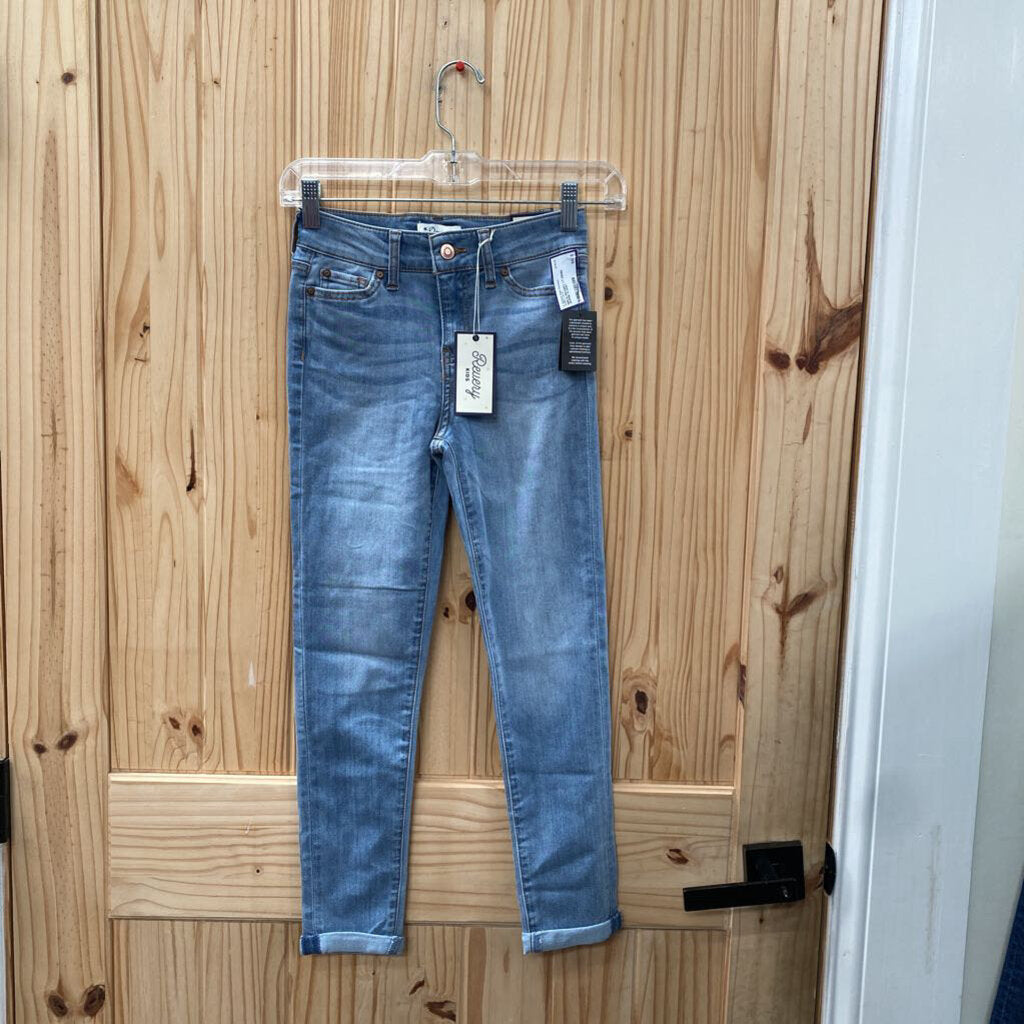 GIRLS REVERY LT DENIM JEANS 10 NWT