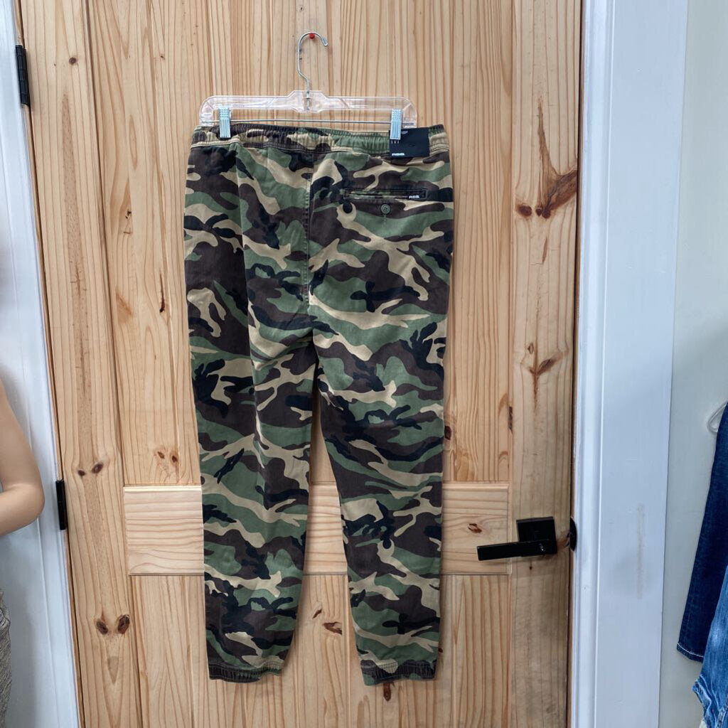 RSQ CAMO JOGGERS M NWT
