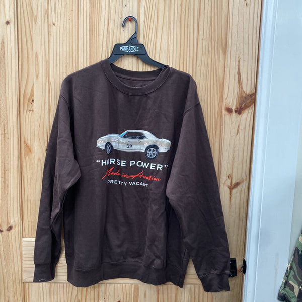 PRETTY VACANT DK BROWN SWEATSHIRT XL