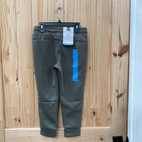 BOYS OLIVE GREEN JOGGERS S 6/7 NWT