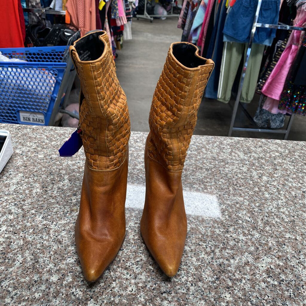 WOMENS TAN CASUAL BOOTS