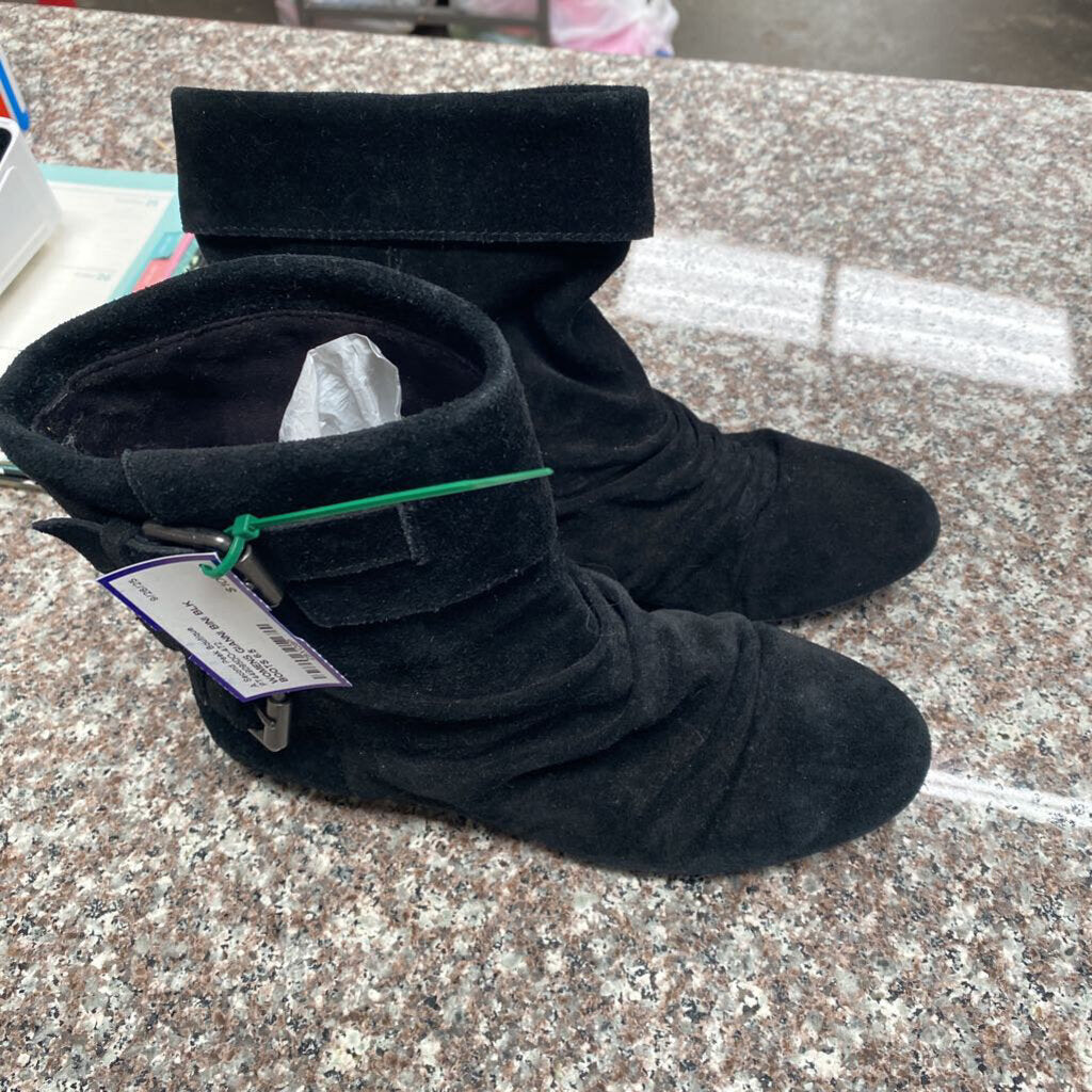 WOMENS GIANNI BINI BLK BOOTS 6.5