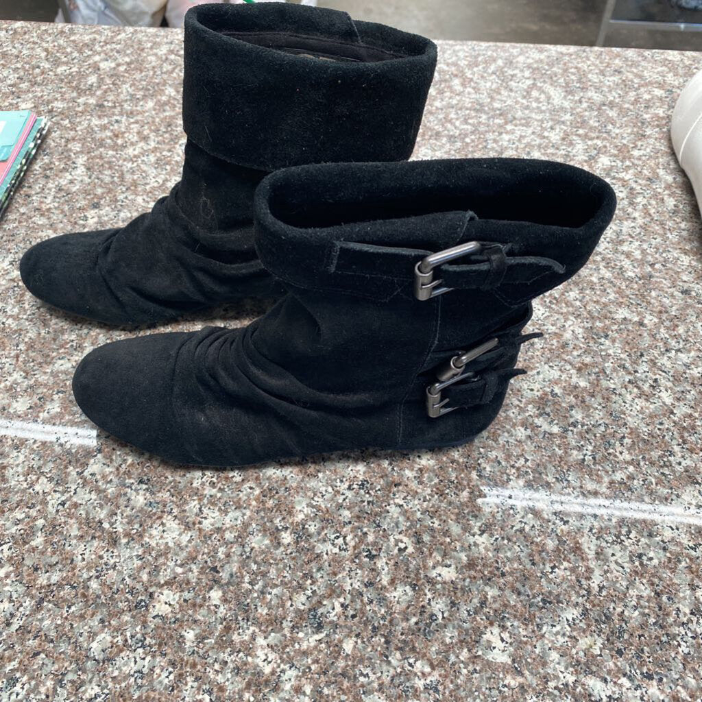 WOMENS GIANNI BINI BLK BOOTS 6.5