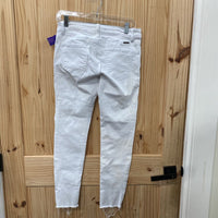 WOMENS KANCAN WHITE DIST. JEANS 27